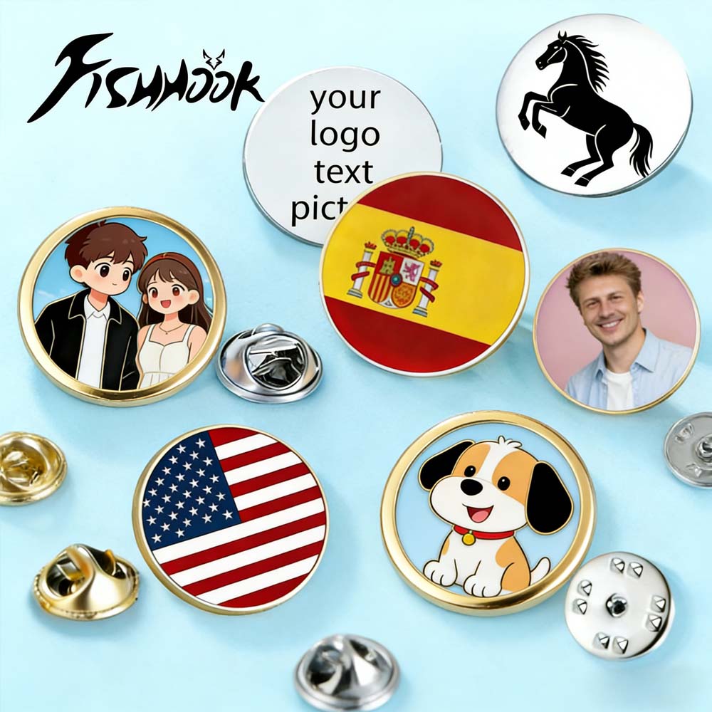 Tuxedo Lapel Pin - Фото-значок на заказ с печатью, персонализированная