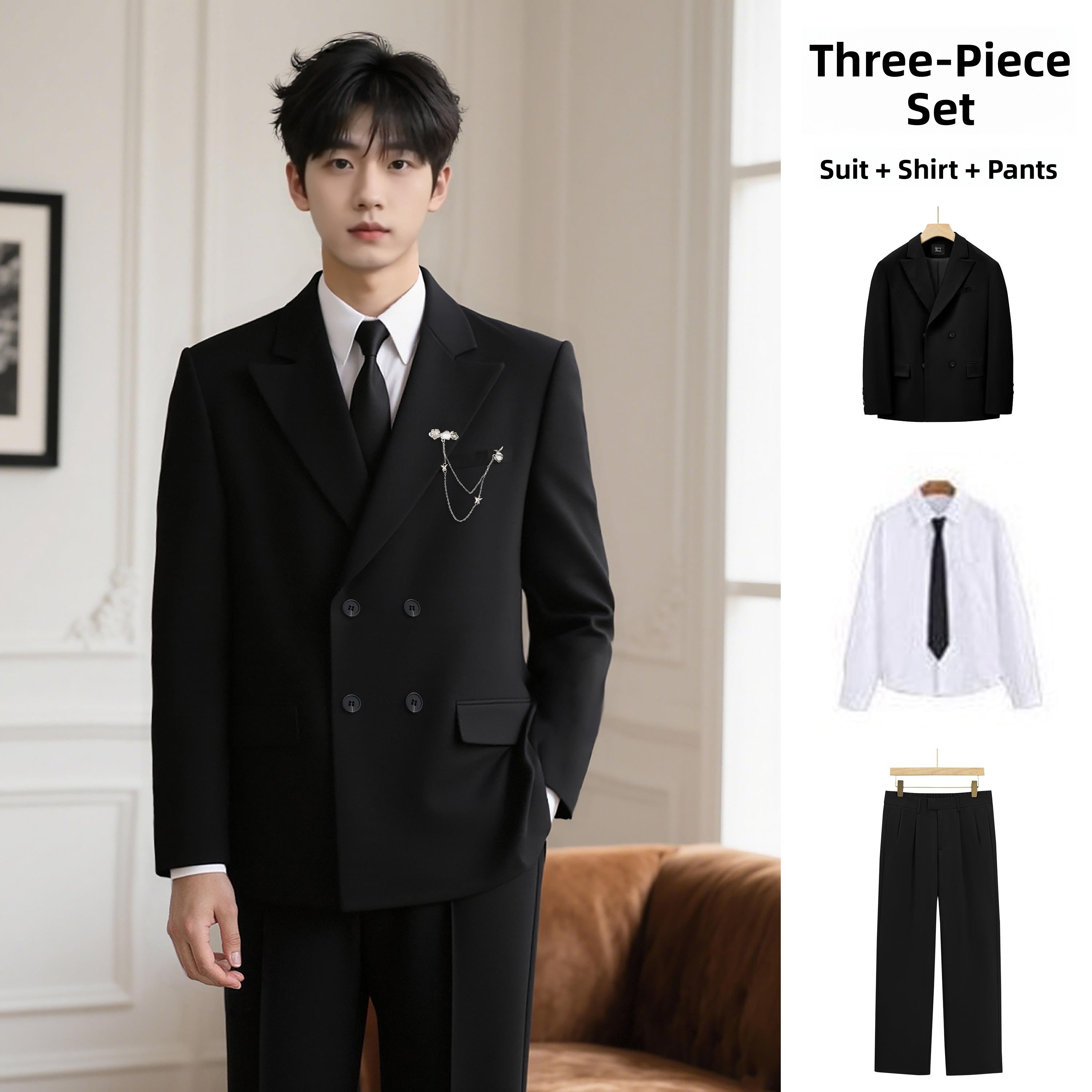 Men'S Formal Wear For Engagement - Элегантный мужской костюм с двойным рядом
