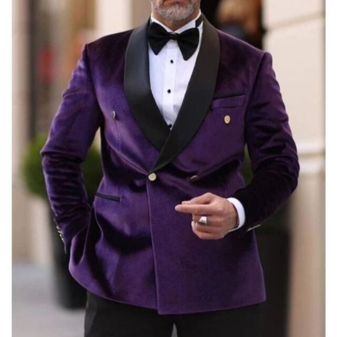 Formal Men Party Wear Jacket - Мужской бархатный свадебный костюм-пиджак XS-6XL, двубортный