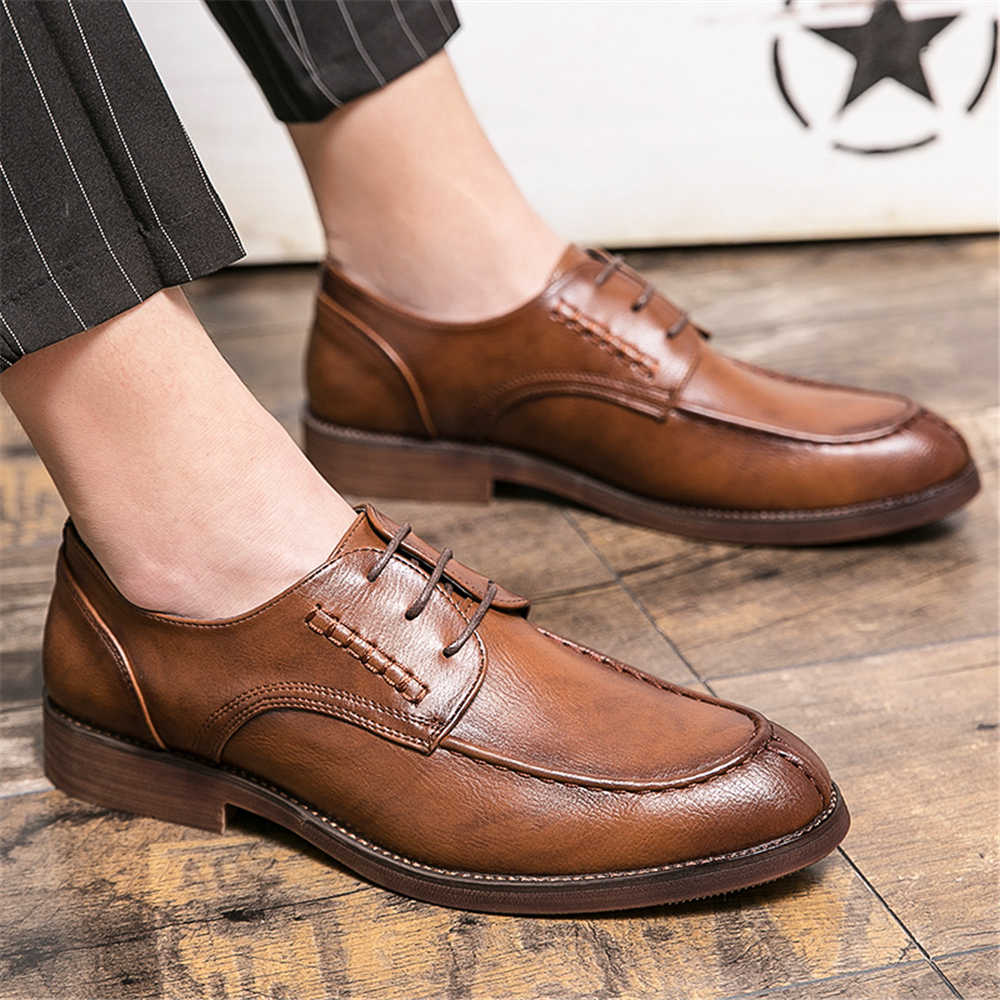 Elegant Formal Men'S Wear - Элегантная нескользящая мужская обувь большого размера,