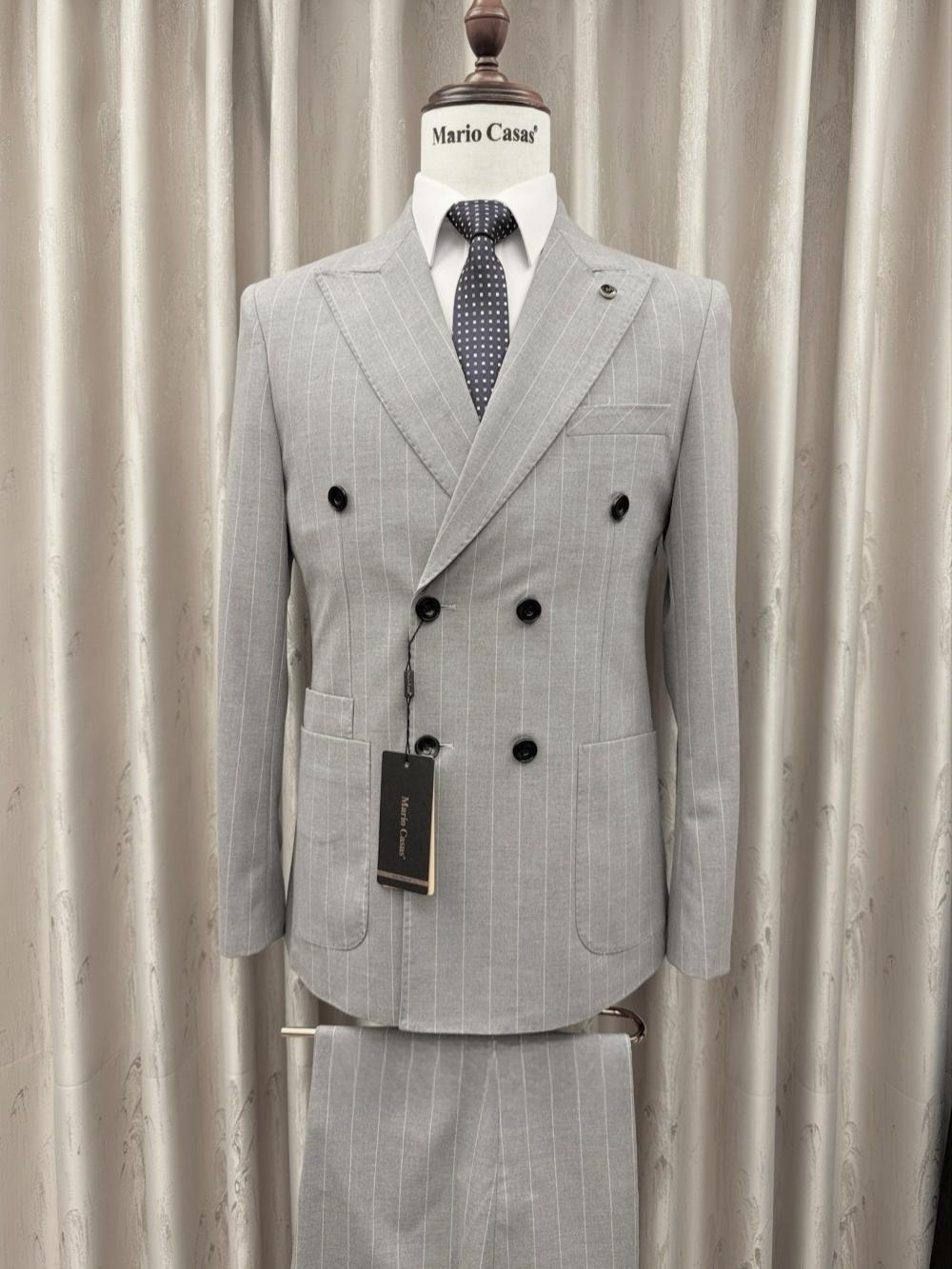 2026 Новый полосатый костюм, к – обзор и цена Elegant Formal Men'S Wear