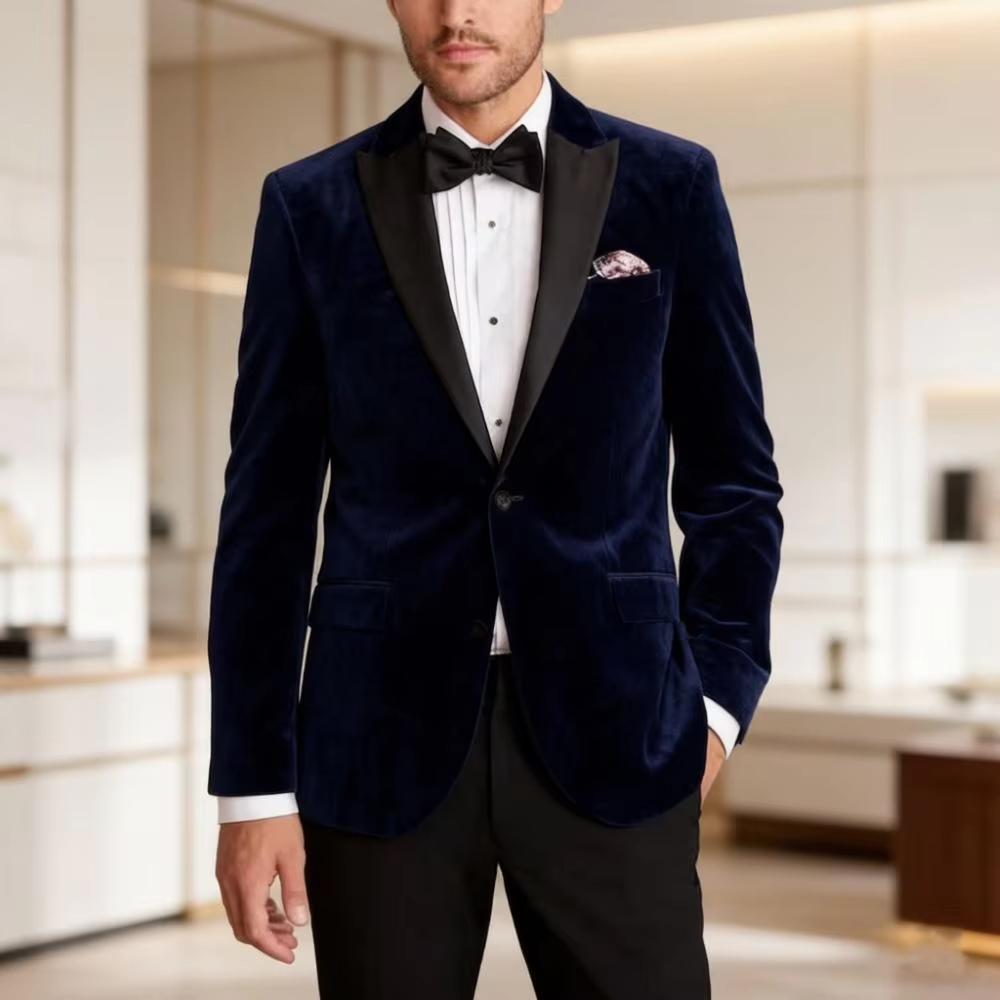 Мужской бархатный костюм-тройк – обзор и цена Elegant Formal Men'S Wear