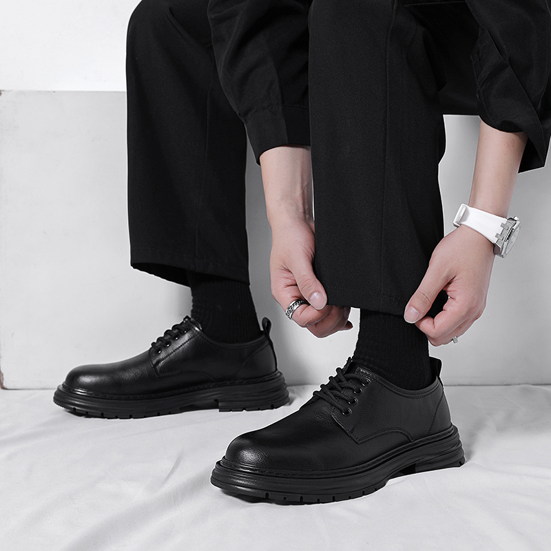 Новые мужские деловые кожаные  – обзор и цена Formal Men Daily Wear Footwear