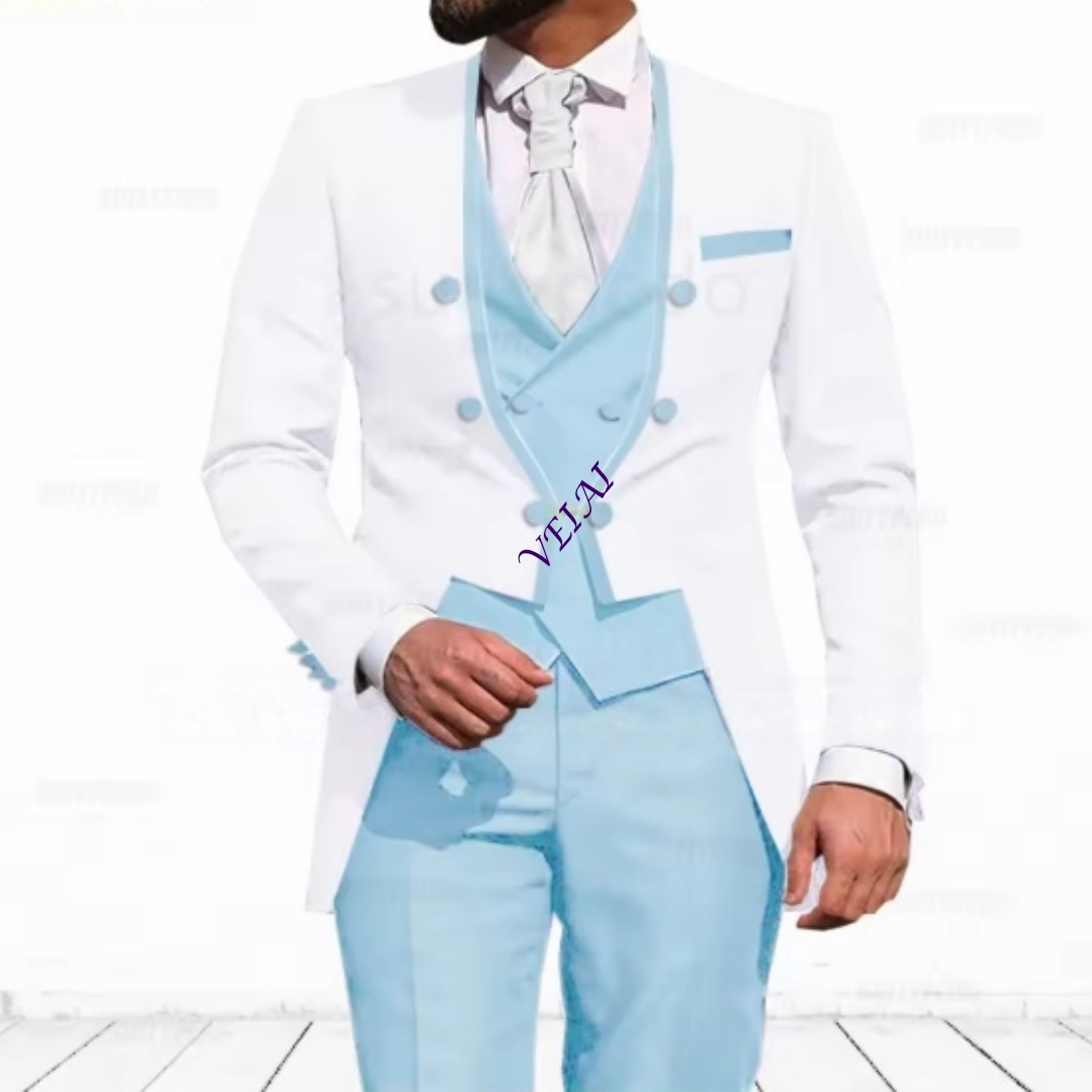 Индивидуальный небесно-голубой – обзор и цена Men Formal Wear Blue