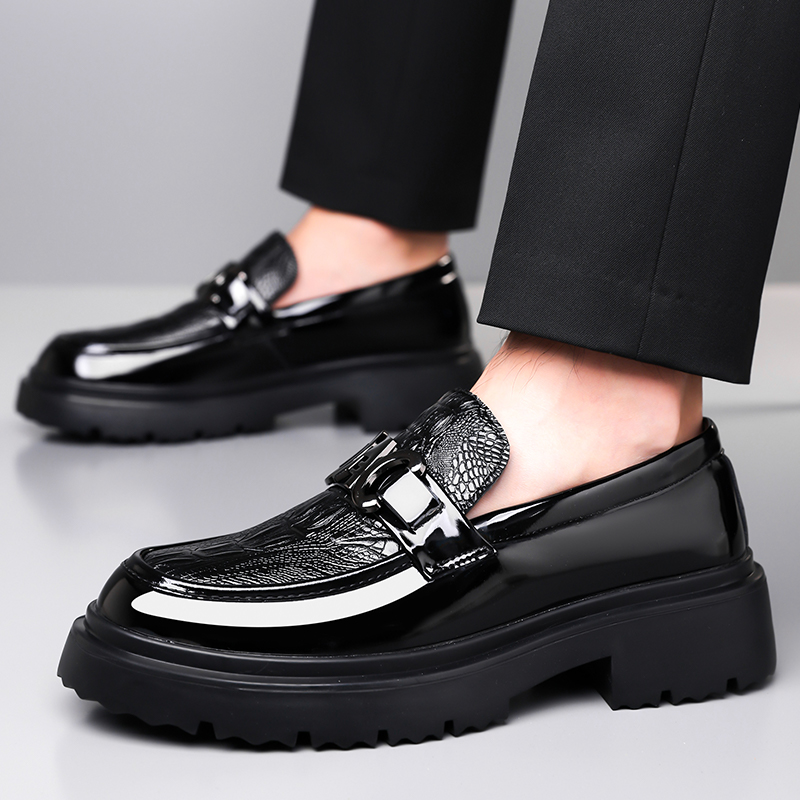 Мужские кожаные туфли в британ – обзор и цена Formal Men Daily Wear Footwear