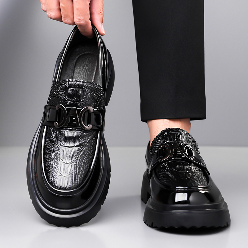 Мужские кожаные туфли в британ – обзор и цена Formal Men Daily Wear Footwear