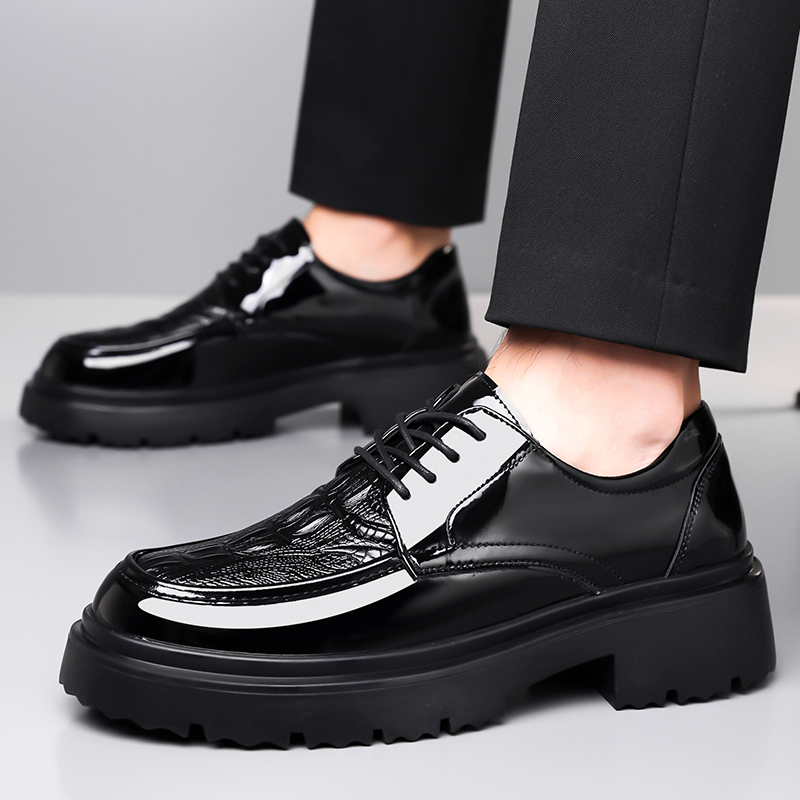 Мужские кожаные туфли в британ – обзор и цена Formal Men Daily Wear Footwear