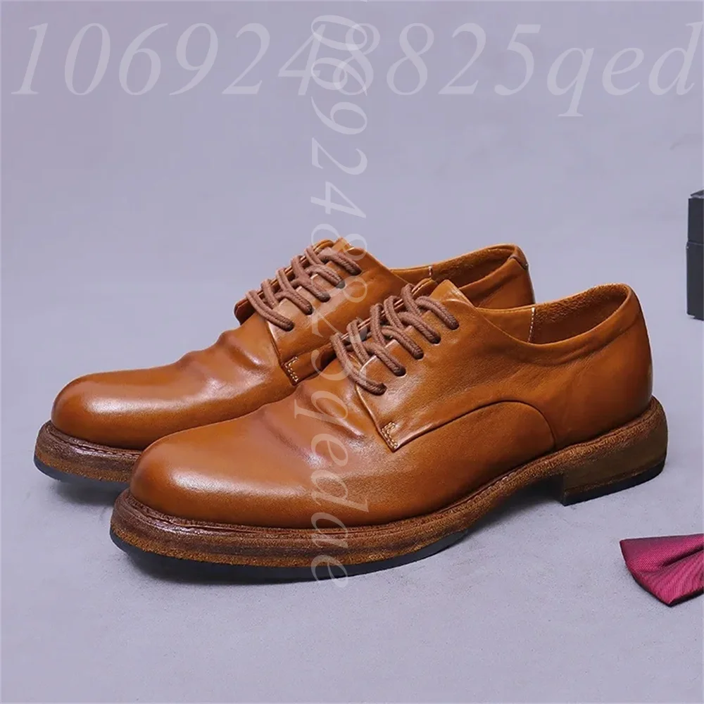 Мужские винтажные оксфорды руч – обзор и цена Formal Men Daily Wear Footwear