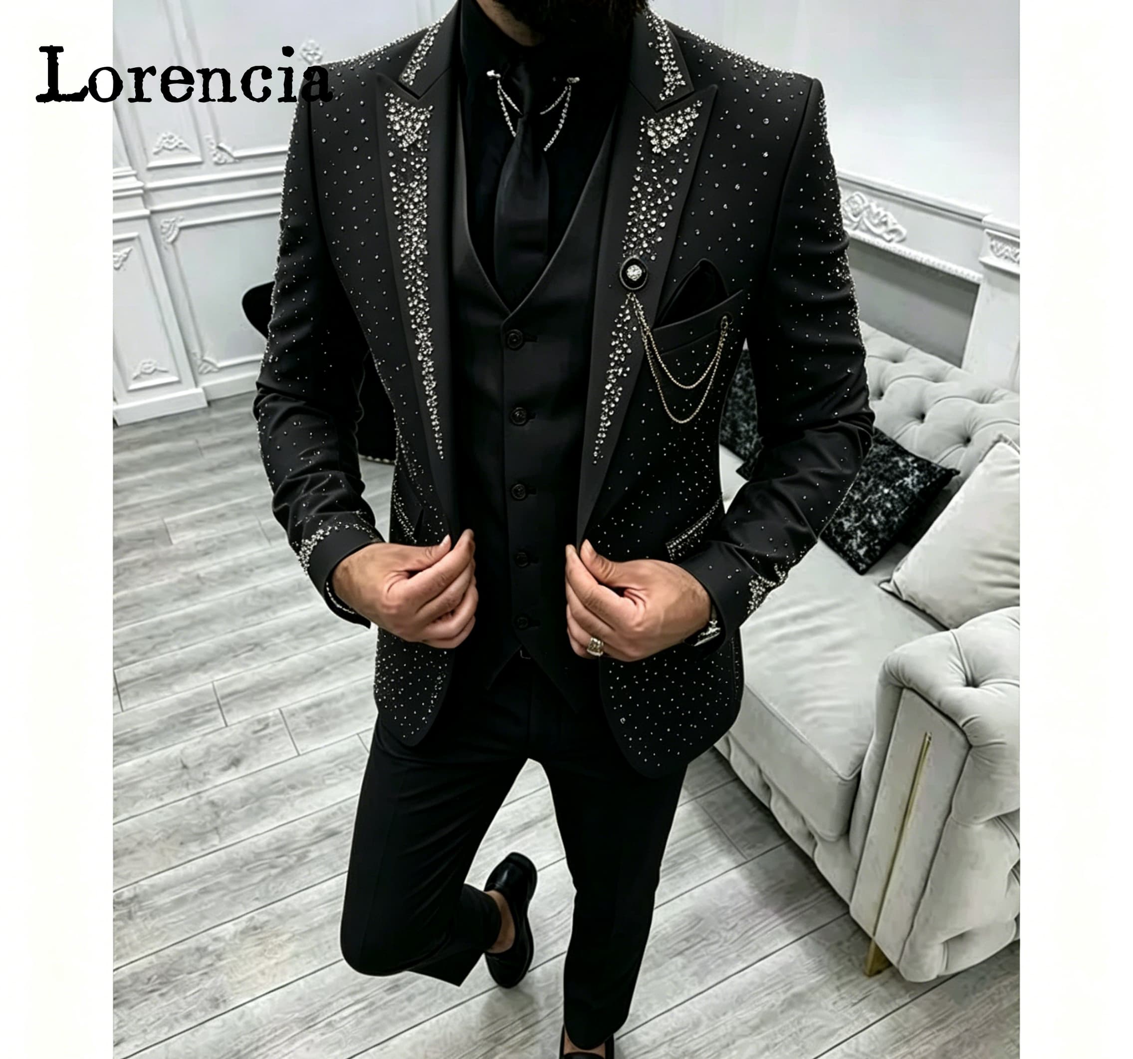 Роскошный мужской костюм-тройк – обзор и цена Elegant Formal Men'S Wear