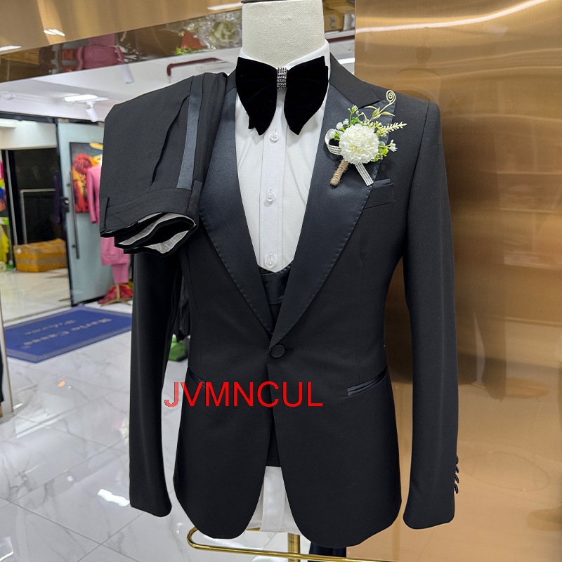 Мужской костюм-тройка Slim Fit – обзор и цена Elegant Formal Men'S Wear