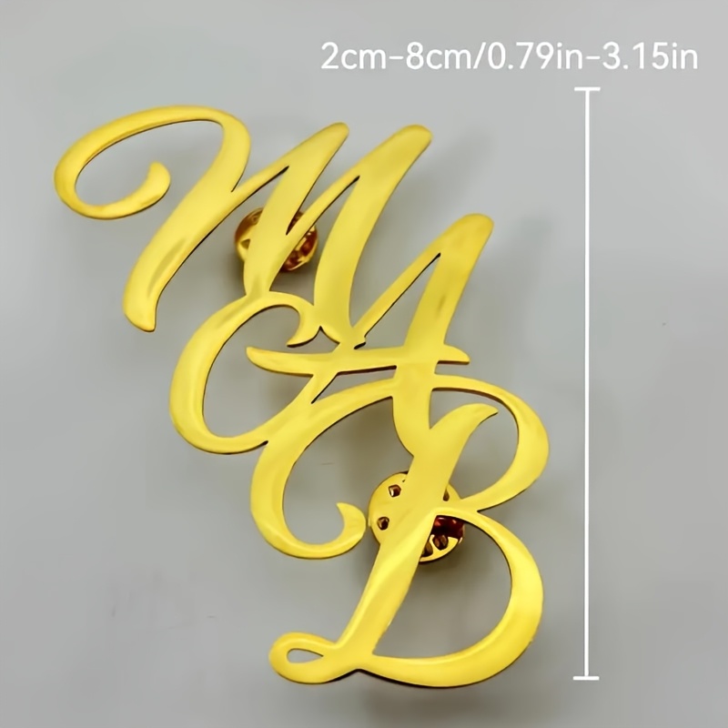 Пользовательская монограмма, н – обзор и цена Tuxedo Lapel Pin