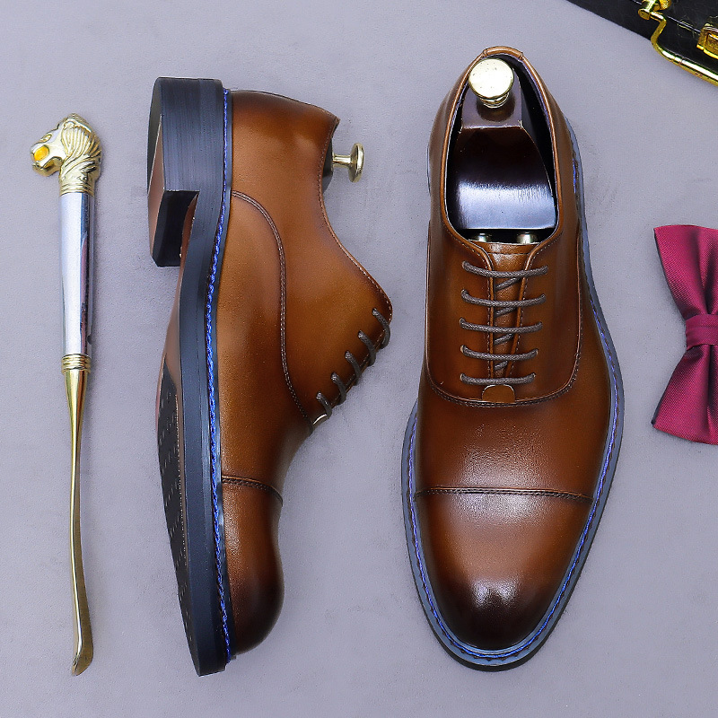Новые мужские оксфорды из нату – обзор и цена Formal Men Daily Wear Footwear