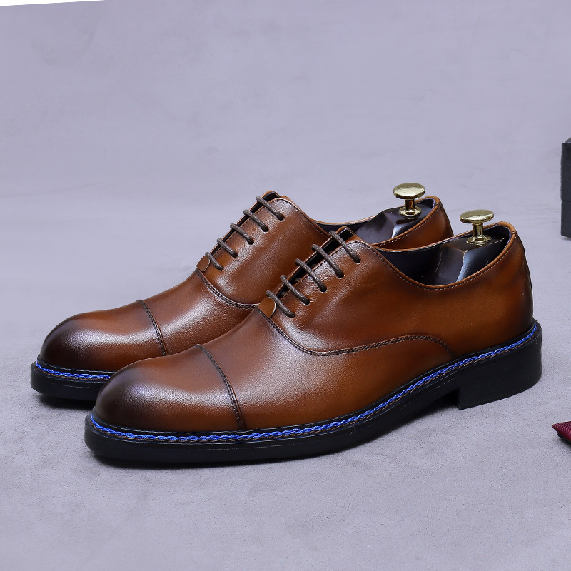 Новые мужские оксфорды из нату – обзор и цена Formal Men Daily Wear Footwear