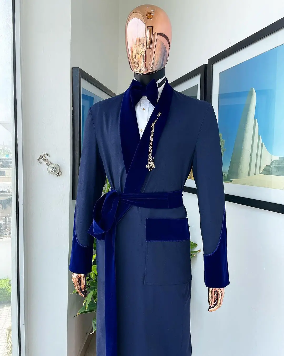 Королевский синий мужской кост – обзор и цена Men Formal Wear Blue